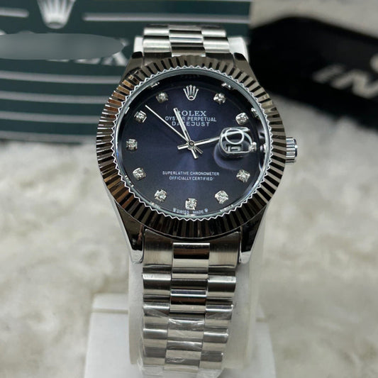 Oyster Date-Just (blue)