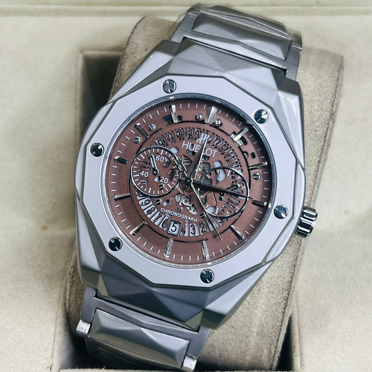 Hublot Silver Strap Manual Sami auto