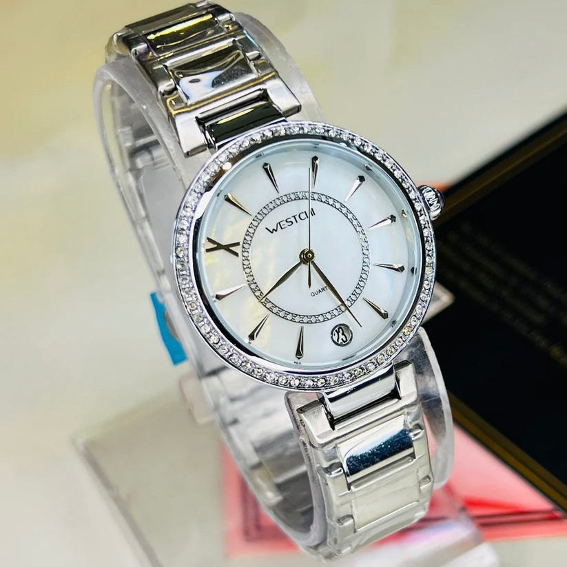 WESTCI-II Chain Watch With White Dial