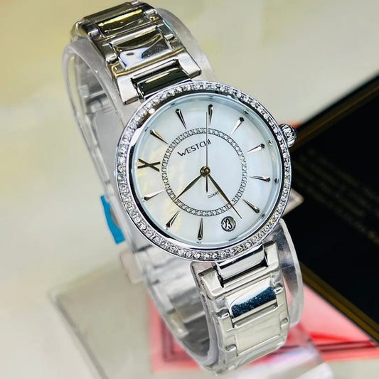 WESTCI-II Chain Watch With White Dial