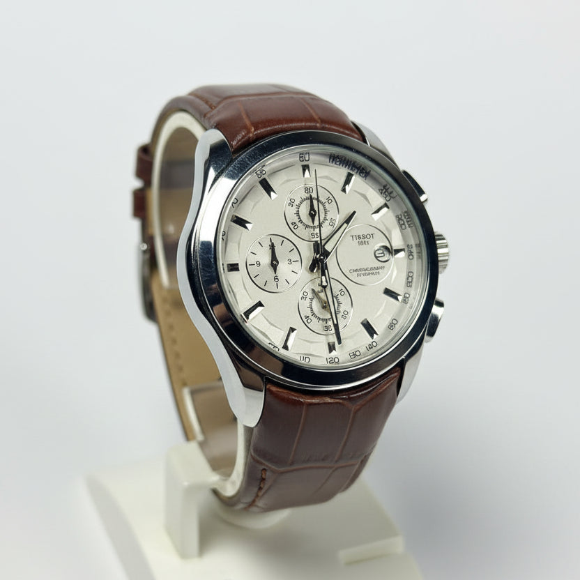 Tissot-1853 Chronograph Leather Strap