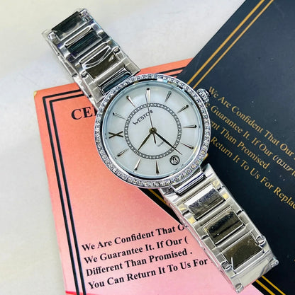 WESTCI-II Chain Watch With White Dial