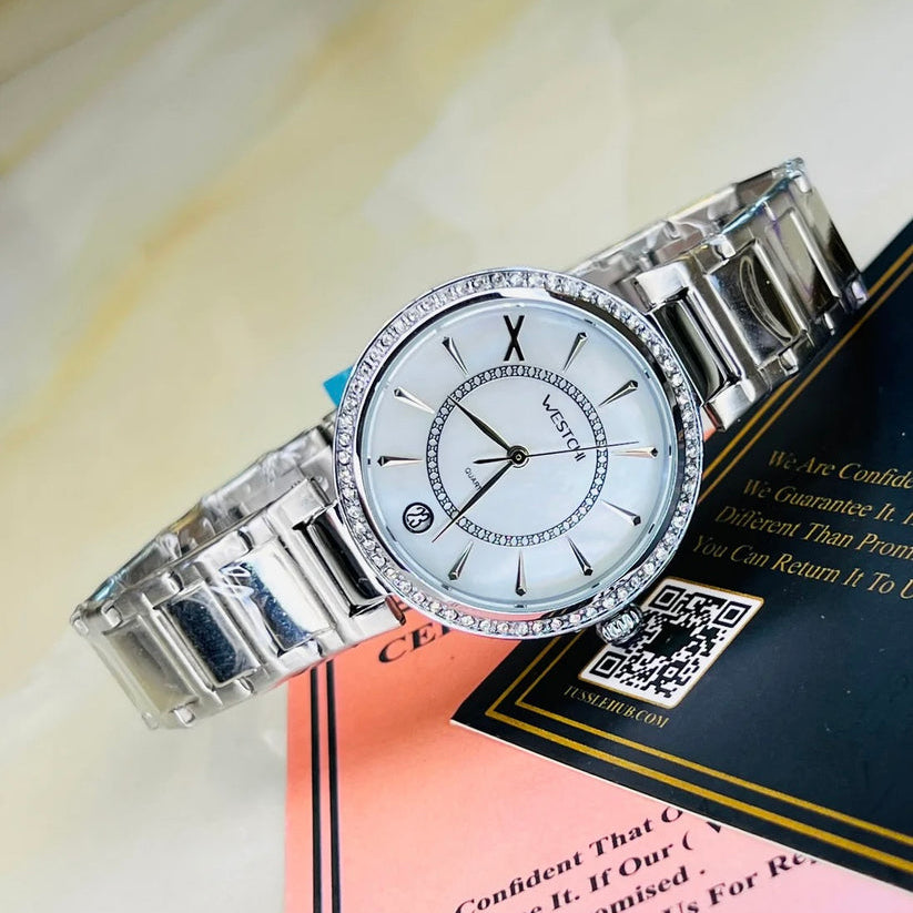 WESTCI-II Chain Watch With White Dial