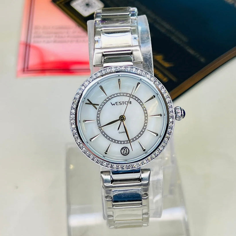 WESTCI-II Chain Watch With White Dial