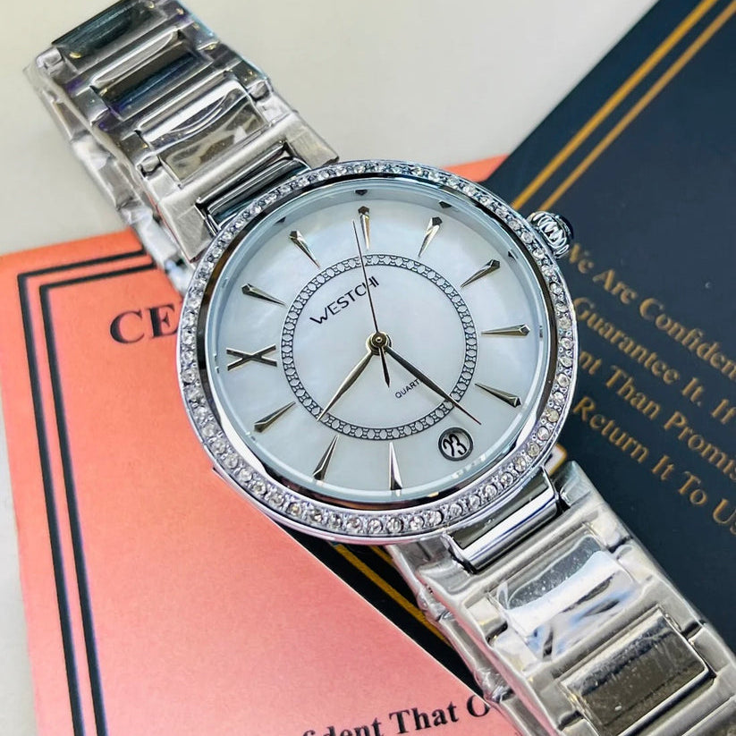 WESTCI-II Chain Watch With White Dial