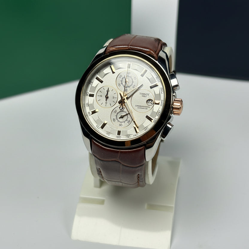 Tissot-1853 Chronograph Leather Strap
