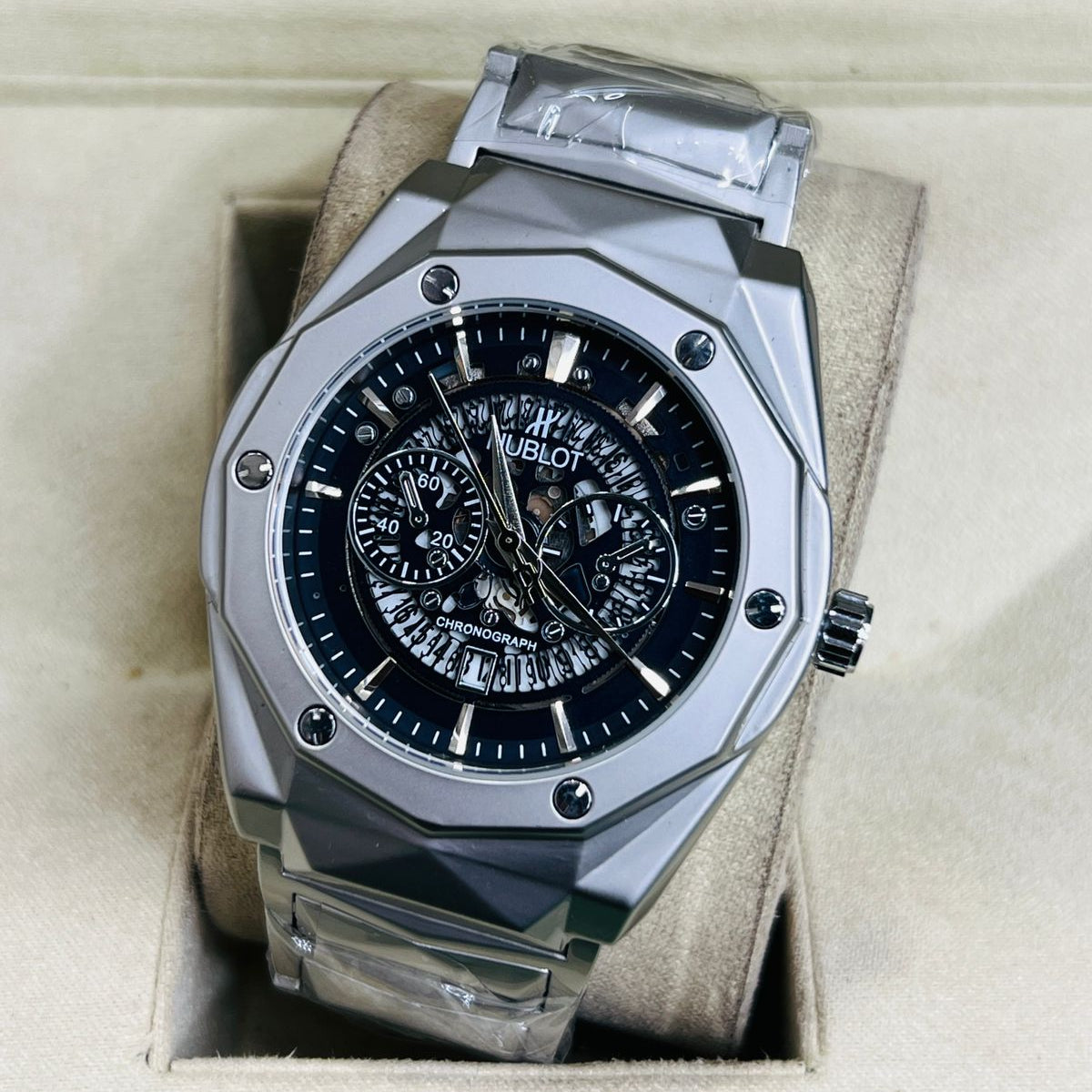 Hublot Silver Strap Manual Sami auto
