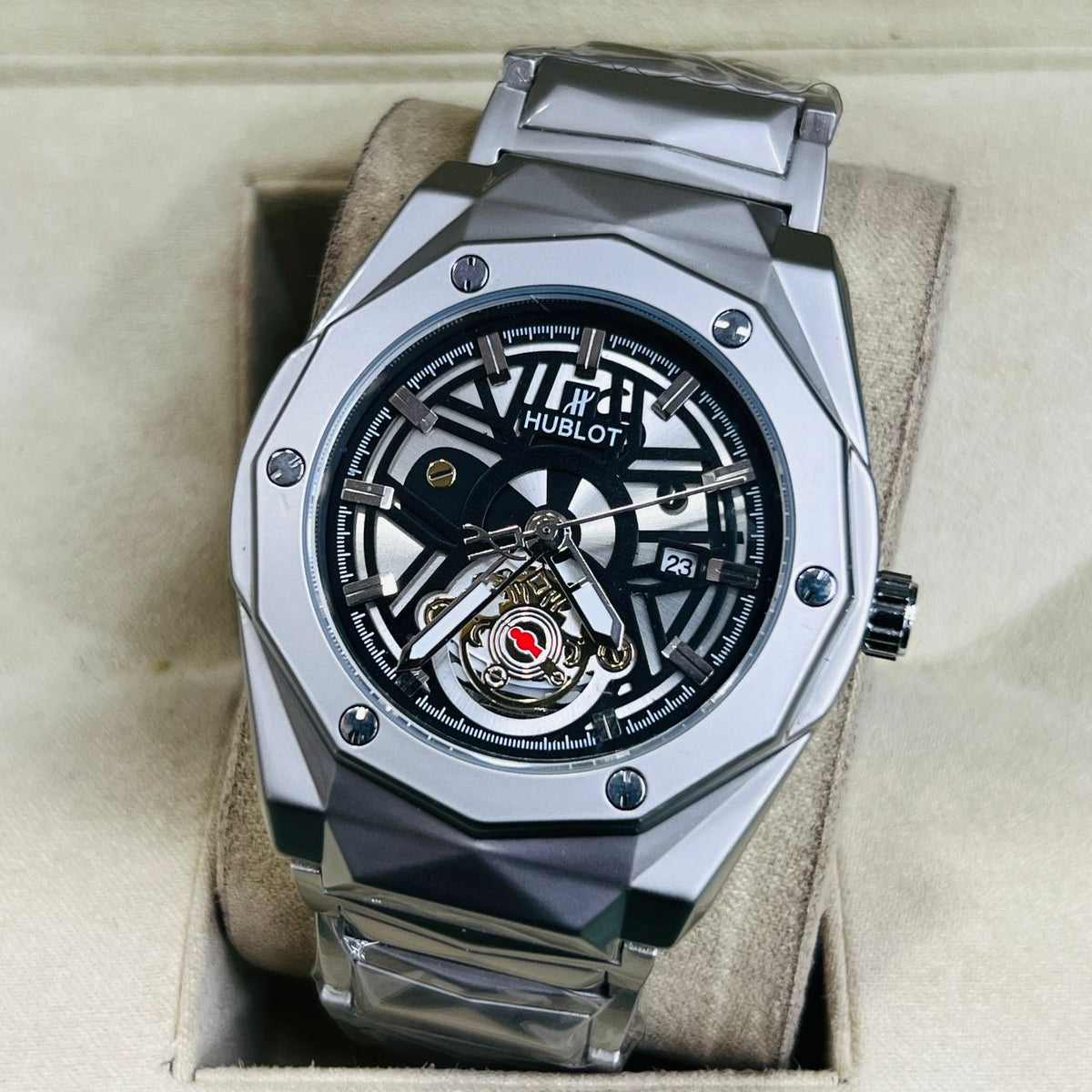 Hublot Silver Strap Manual Sami auto