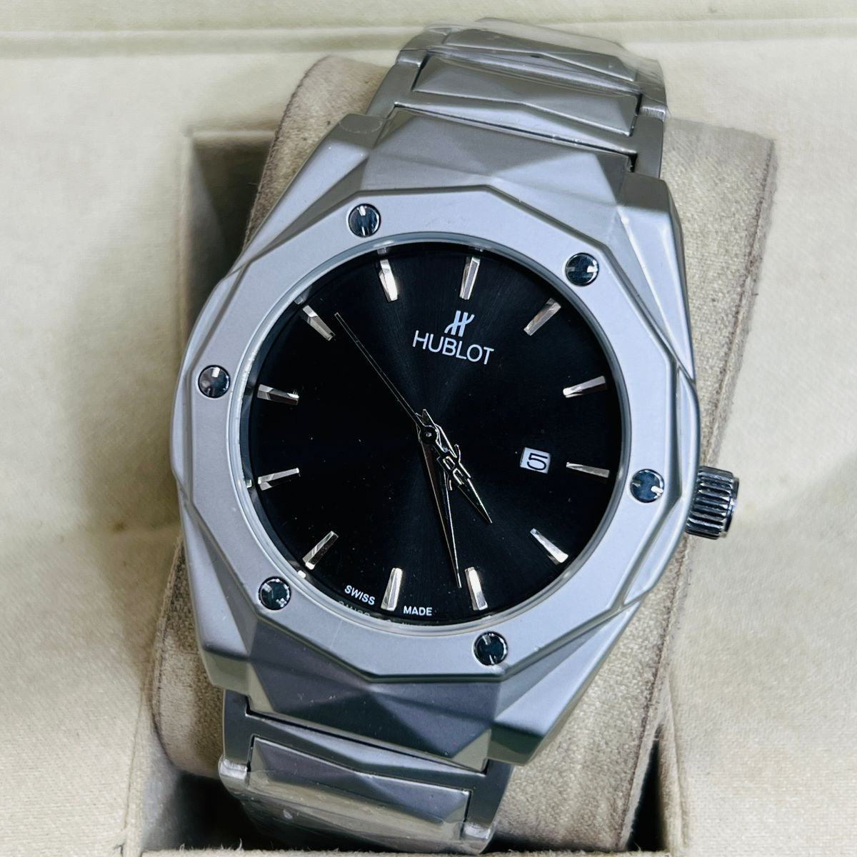 Hublot Silver Strap Manual Sami auto