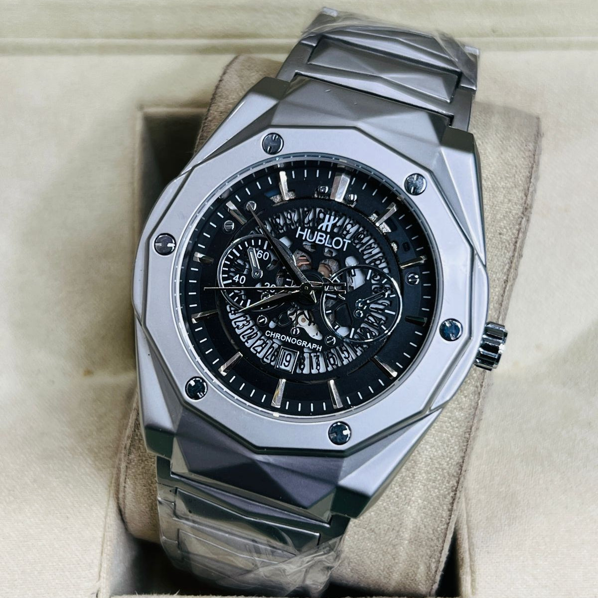 Hublot Silver Strap Manual Sami auto