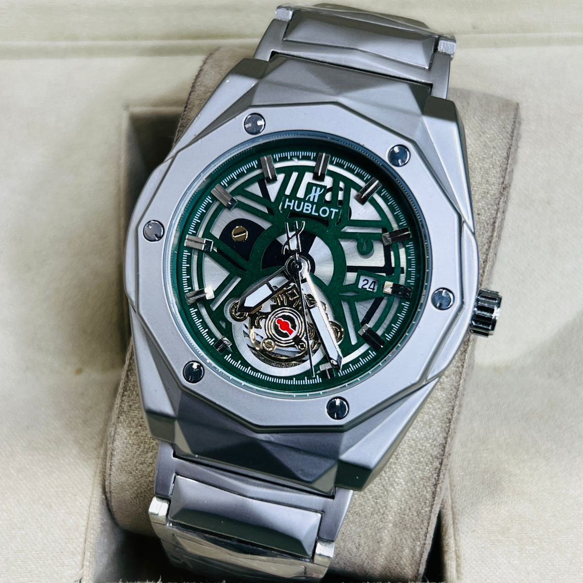 Hublot Silver Strap Manual Sami auto