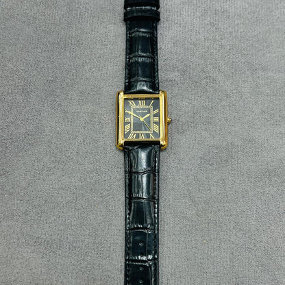 Cartier Tank lather Watch